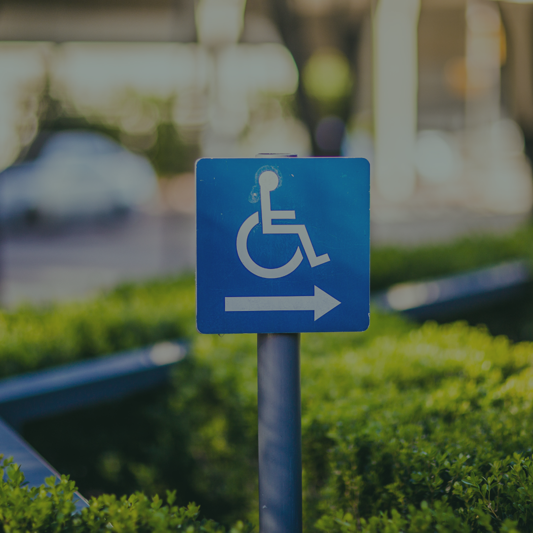 Photo of Handicap parking sign 